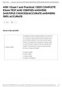 MSK I Exam 1 and Practical 1 2025 COMPLETE EXAM TEST AND VERIFIED ANSWERS &lpar;MULTIPLE CHOICES&rpar;&vert;ACCURATE ANSWERS&vert; 100&percnt; ACCURATE