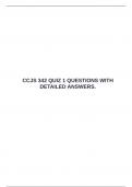 CCJS 342 QUIZ 1 QUESTIONS WITH DETAILED ANSWERS&period; &emsp;