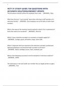 VETT 91 STUDY GUIDE 190 QUESTIONS WITH ACCURATE SOLUTIONS&sol;NEWEST UPDATE