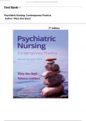 Test Bank For Psychiatric Nursing&colon; Contemporary Practice 7th Edition by Mary Ann Boyd &vert;&vert; All Chapters 1-43&vert;&vert; Latest Edition
