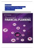 Test Bank for Personal Financial Planning&comma; 13th Edition&comma; by J&period; Gitman&comma; Michael D&period; Joehnk&comma; and R Billingsley&period; all chapters covered  newest version updated 2025