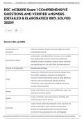 RSC MCB2010 Exam 1 COMPREHENSIVE QUESTIONS AND VERIFIED ANSWERS &lpar;DETAILED & ELABORATED&rpar; 100&percnt; SOLVED 2025&excl;&excl;