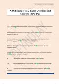 NAUI SCUBA Test 3 Exam Questions and Answers 100&percnt; Pass