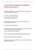 Construction Accounting bundled exam