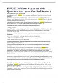 EVR 2001 Midterm Actual set with Questions and correct&sol;verified Answers