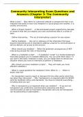 Community Interpreting Exam Questions and Answers &lpar;Chapter 3&colon; The Community Interpreter&rpar;