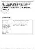 IREM - CPM COMPREHENSIVE QUESTIONS AND VERIFIED DETAILED SOLUTIONS &vert;COMPLETE SOLUTIONS &vert;A&plus; GRADED &vert;100&percnt; CORRECT&excl;&excl;
