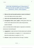 NUR 208&sol; NUR208 Exam 2&vert; Questions & Answers&vert; Grade A&vert; 100&percnt; Correct &lpar;Verified Solutions&rpar; &lpar;2025&sol; 2026 Update&rpar; 