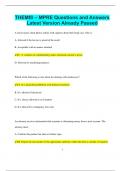 THEMIS &ndash; MPRE Questions and Answers  Latest Version Already Passed