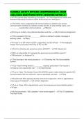 FLORIDA SAFETY OFFICER COMPREHENSIVE EXAM 2025&sol;2026 QUESTIONS WITH ANSWERS RATED A&plus;