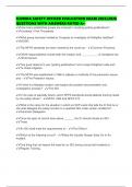 FLORIDA SAFETY OFFICER EVALUATION EXAM 2025&sol;2026 QUESTIONS WITH ANSWERS RATED A&plus;