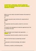 45 HOUR POST LICENSE REAL ESTATE FLORIDA TEST  &lpar;ACTUAL 2025&sol;2026&rpar;QUESTIONS WITH VERIFIED CORRECT  ANSWERS A&plus; GRADED