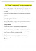 C715 Exam 7 Questions With Correct Answers&excl;&excl;
