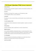 C715 Exam 5 Questions With Correct Answers&excl;&excl;