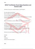 GFACT Certification Exam Study Questions and Answers 2025