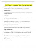 C715 Exam 3 Questions With Correct Answers&excl;