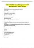 D218 CH&colon;1&comma;7&comma;18 Exam 2025 Questions With 100&percnt; Verified Correct Answers