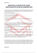 HESI RN Exit V2 EXAM STUDY GUIDE QUESTIONS WITH DETAILED ANSWERS 2025