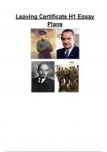 LC History collection of Sample Essays and Essay Plans for topics- Dictatorship and Democracy&comma; USA and The Pursuit of Sovereignty and the Impact of Partition