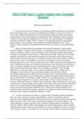 WGU C728-Task-1 &vert;Passed on First Attempt &vert;Latest Update with Complete