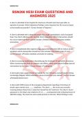 BSN266 HESI EXAM QUESTIONS AND ANSWERS 2025