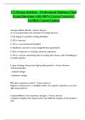 UX Design Institute - Professional Diploma Final Exam Questions with 100&percnt; Correct Answers &vert; Verified &vert; Latest Update