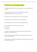 PE 3rd Class A1 &vert;&vert; with complete solution&period;