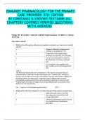 TEST BANK For Edmunds' Pharmacology for the Primary Care Provider&comma; 5th Edition by Constance G Visovsky 9780323661171 Chapters 1-73 Complete Guide&period;
