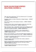 RLGN 104-D30 EXAM VERIFIED SOLUTIONS&comma; SCORED A&plus;&period;