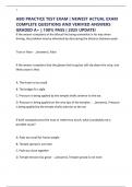 ABO PRACTICE TEST EXAM &vert; NEWEST ACTUAL EXAM COMPLETE QUESTIONS AND VERIFIED ANSWERS GRADED A&plus; &vert; 100&percnt; PASS &vert; 2025 UPDATE&excl;