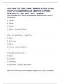 ABO PRACTICE TEST EXAM &vert; NEWEST ACTUAL EXAM COMPLETE QUESTIONS AND VERIFIED ANSWERS GRADED A&plus; &vert; 100&percnt; PASS &vert; 2025 UPDATE&excl;