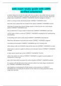 web exam study guide with 100&percnt; verified solutions&excl;&excl;