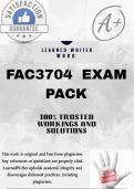 FAC3704 EXAM PACK 2025 &lbrace;DETAILED QUESTIONS AND ANSWERS &rcub;