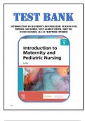 Test Bank for Introduction to Maternity and Pediatric Nursing 9th Edition &lpar;Saunders&comma; 2022&rpar; Gloria Leifer&comma; Isbn no&semi; 9780323826808&comma; all 34 Chapters Covered