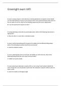 VATI Greenlight exam VATI Questions and Verified Answers &lpar;100&percnt; Correct Score&rpar; &lpar;Answer Key&rpar; GRADED A&plus;&period;