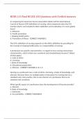 NURS 115 Final NCLEX 102 Questions with Verified Answers&comma;100&percnt; CORRECT