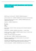 COM 107Exam with Questions and Correct Answers 2025&period;
