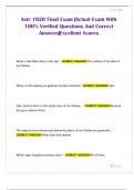 Astr 1020 Final Exam &vert;Actual Exam With 100&percnt; Verified Questions And Correct Answers&vert;Excellent Scores