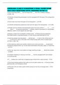 LOUISIANA CLASS D CHAUFFEUR'S FINAL PAPER EXAM 2025&sol;2026 QUESTIONS WITH ANSWERS RATED A&plus;