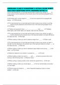 LOUISIANA CLASS D CHAUFFEUR'S ACTUAL EXAM SCRIPT 2025&sol;2026 QUESTIONS WITH ANSWERS RATED A&plus;