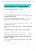 LOUISIANA CLASS D CHAUFFEUR'S EVALUATION EXAM 2025&sol;2026 QUESTIONS WITH ANSWERS RATED A&plus;