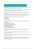MASTER RESILIENCE TRAINING MRT EXAM SCRIPT 2025&sol;2026 QUESTIONS WITH ANSWERS RATED A&plus;