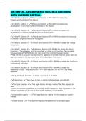 MN DENTAL JURISPRUDENCE 2025&sol;2026 QUESTIONS WITH ANSWERS RATED A&plus;