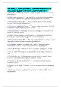 MN DENTAL JURISPRUDENCE COMPREHENSIVE EXAM 2025&sol;2026 QUESTIONS WITH ANSWERS RATED A&plus;