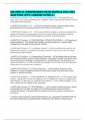 MN DENTAL JURISPRUDENCE EXAM MANUAL 2025&sol;2026 QUESTIONS WITH ANSWERS RATED A&plus;