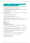 MN DENTAL JURISPRUDENCE STUDY GUIDE 2025&sol;2026 QUESTIONS WITH ANSWERS RATED A&plus;