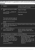 NURS 600 Exam &num;1 questions well answered already passed