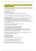 NC ADJUSTER EXAM SCRIPT 2025&sol;2026 QUESTIONS WITH ANSWERS RATED A&plus;