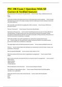 PSC 206 Exam 1 Questions With All Correct & Verified Answers
