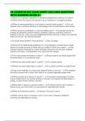 PA COSMETOLOGY EXAM SCRIPT 2025&sol;2026 QUESTIONS WITH ANSWERS RATED A&plus;